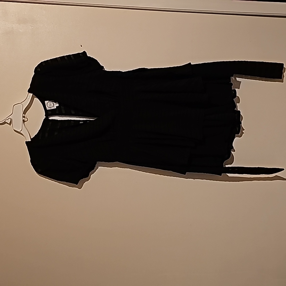Black flowy romper